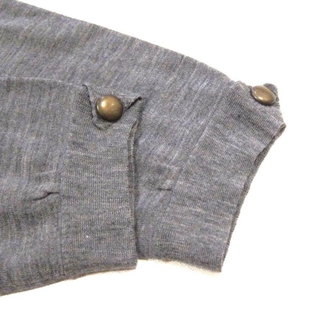 CUSTOM J. Crew Sweater Wool Jersey Turtleneck Semi Crop